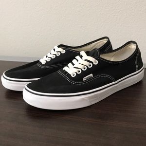 Black Authentic Vans